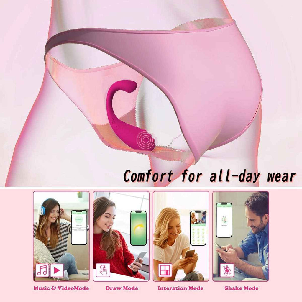 9 Speed APP Controlled Vaginal Vibrators G Spot Vibrating Egg Massager Wearable Stimulator Toys For Couples