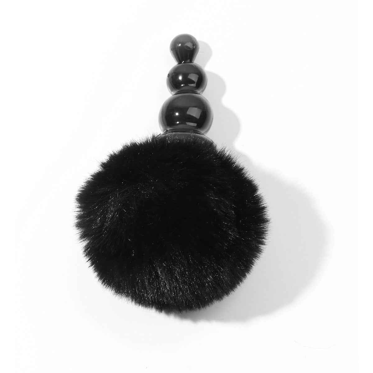 Women's Small anal fuzzy puff Silicone Toy