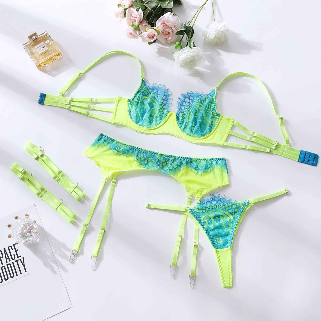 Dnika Lace Lingerie Sexy 3 Piece Set