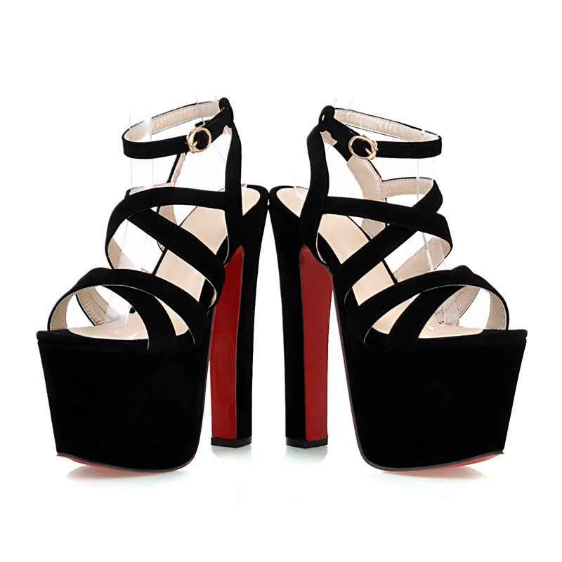 Stage catwalk high heel women's shoes