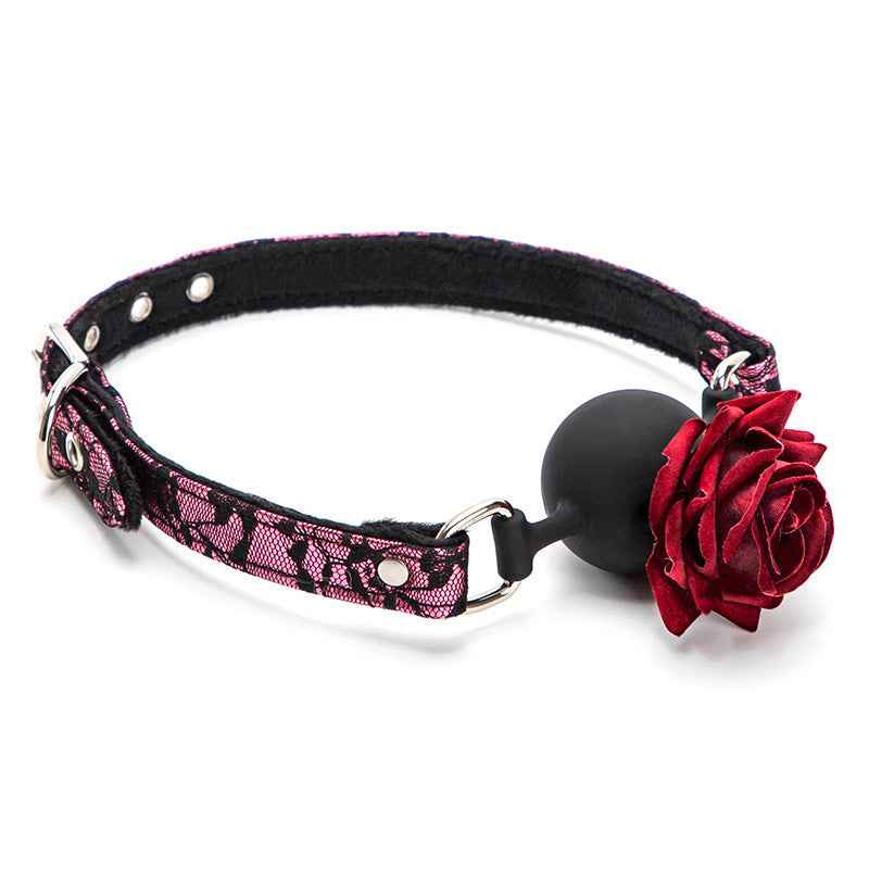 Rose Mouth Ball Silicone Mouth Plug