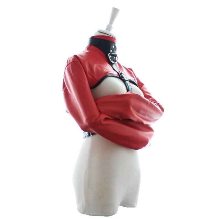 Bondage clothing Bundle Handcuffs Leather Bound Adult suit