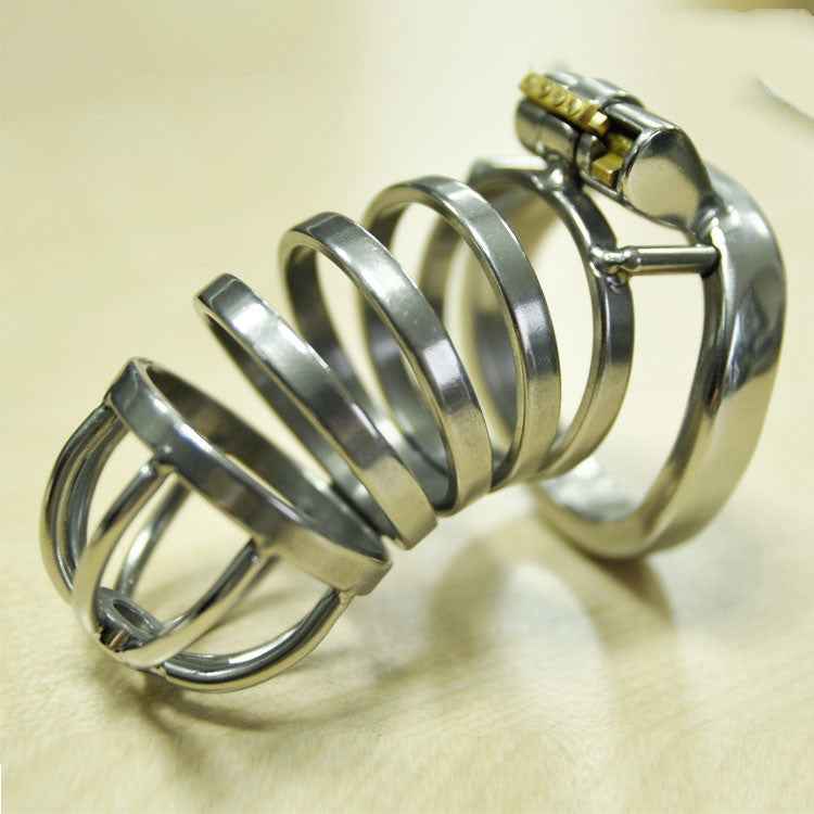 Male stainless steel chastity lock