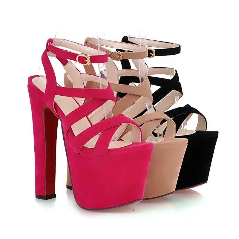 Stage catwalk high heel women's shoes