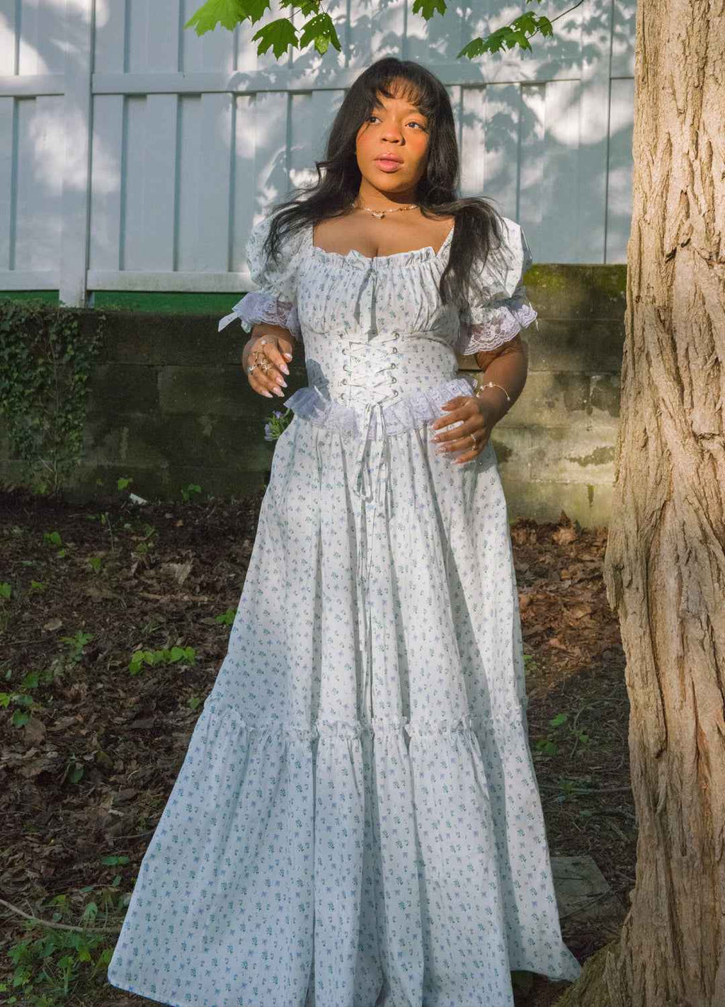 Blue Rose Princess Gown
