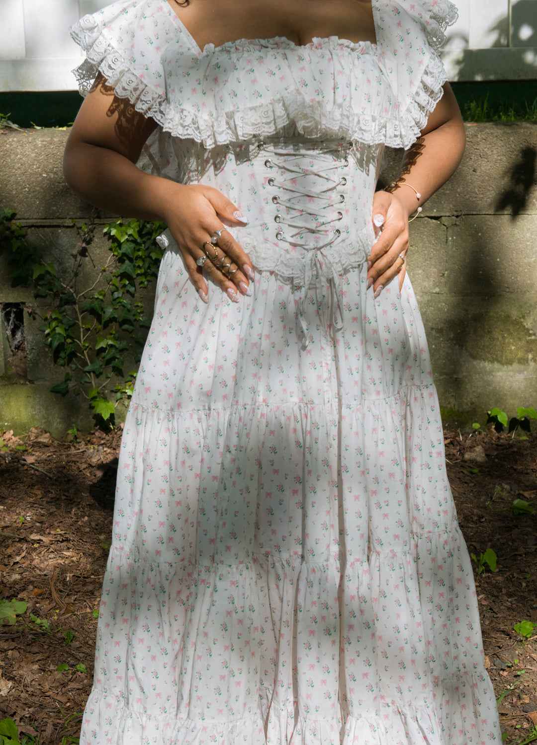 Pink Rose Garden Dress
