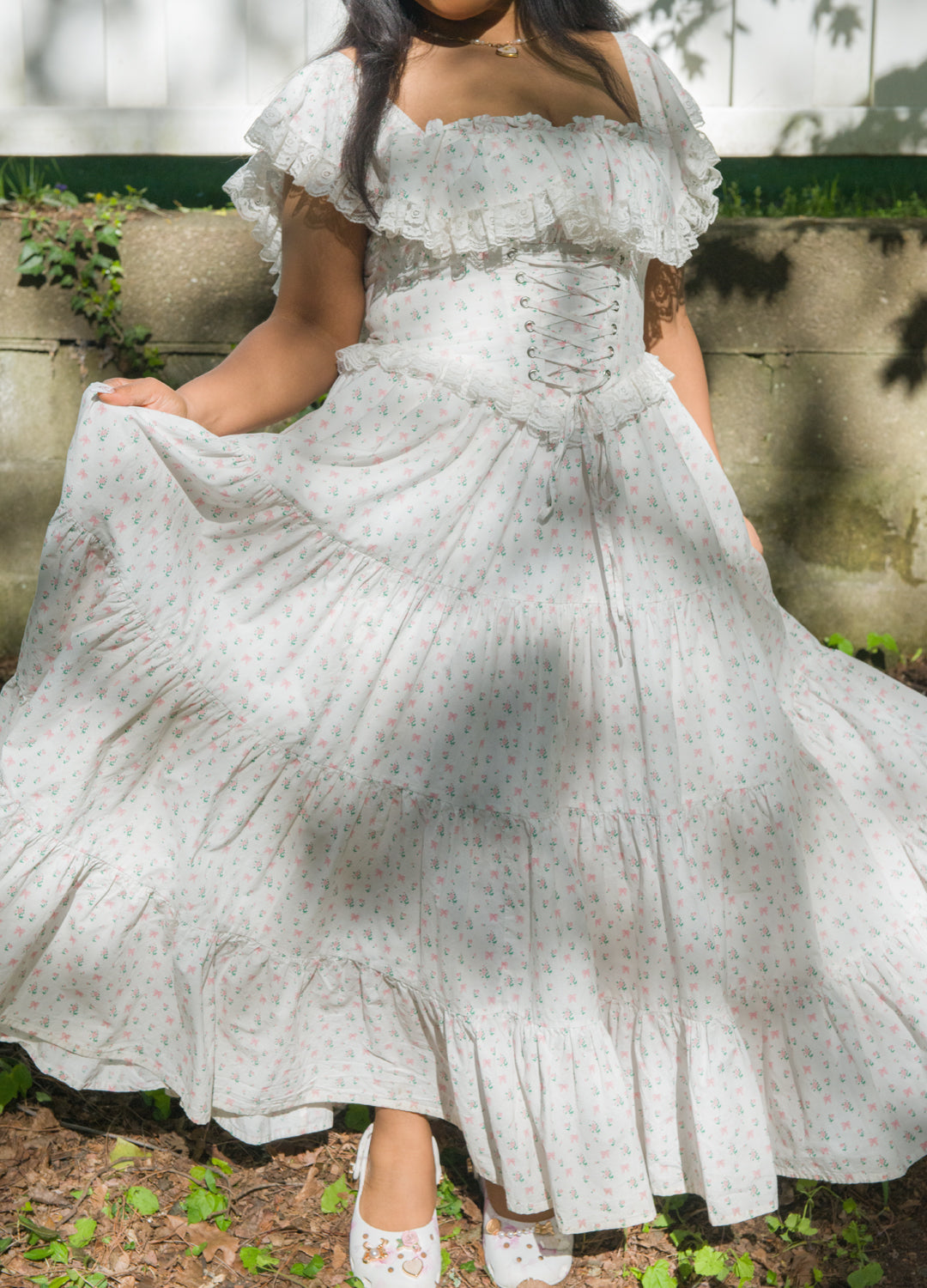 Pink Rose Garden Dress