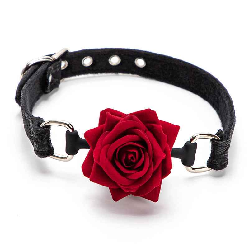 Rose Mouth Ball Silicone Mouth Plug