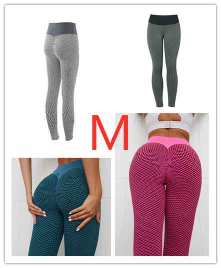 Plaid Leggings Fitness Yoga butt lifting High Waist Breathable Leggings