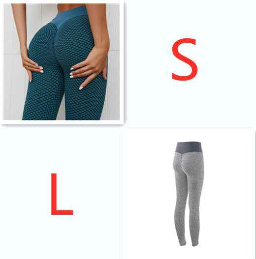Plaid Leggings Fitness Yoga butt lifting High Waist Breathable Leggings