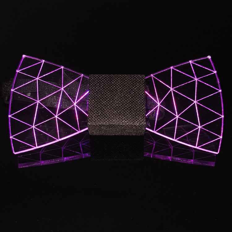 Led Acrylic Luminous Bow Tie
