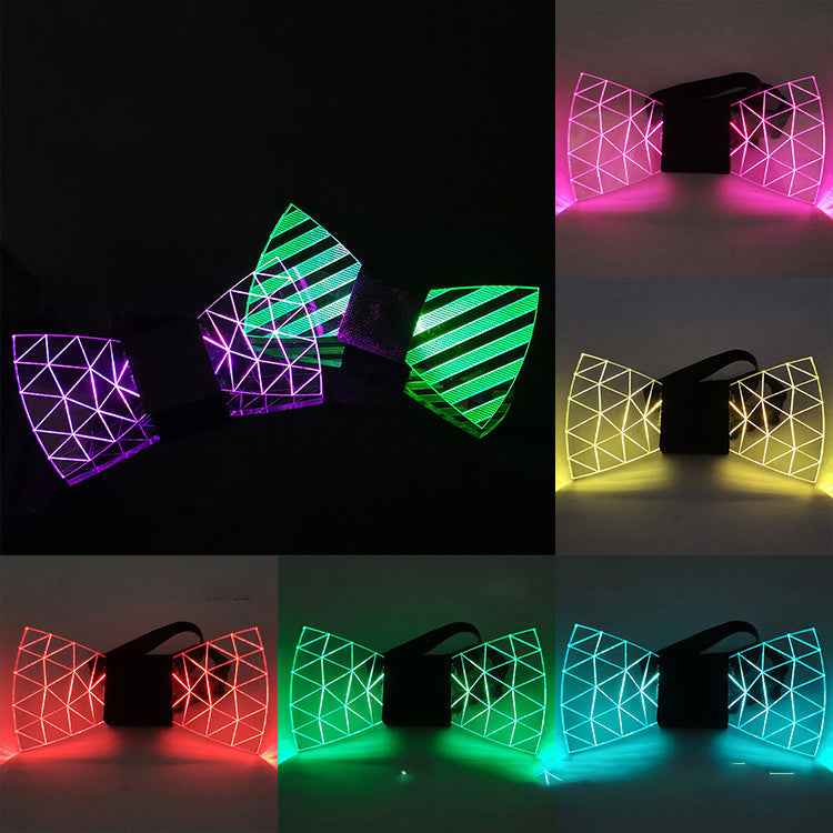 Led Acrylic Luminous Bow Tie