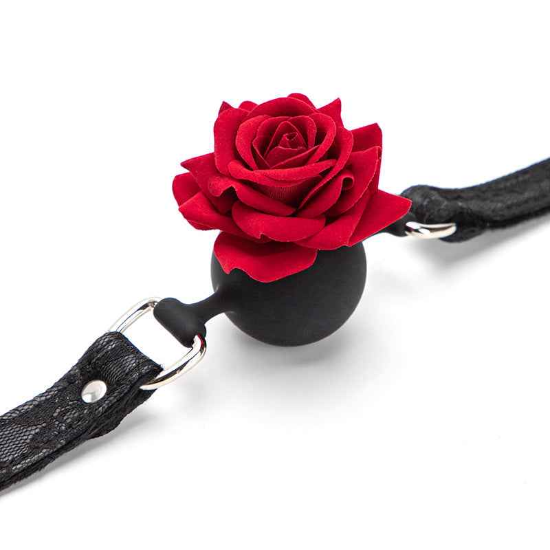 Rose Mouth Ball Silicone Mouth Plug
