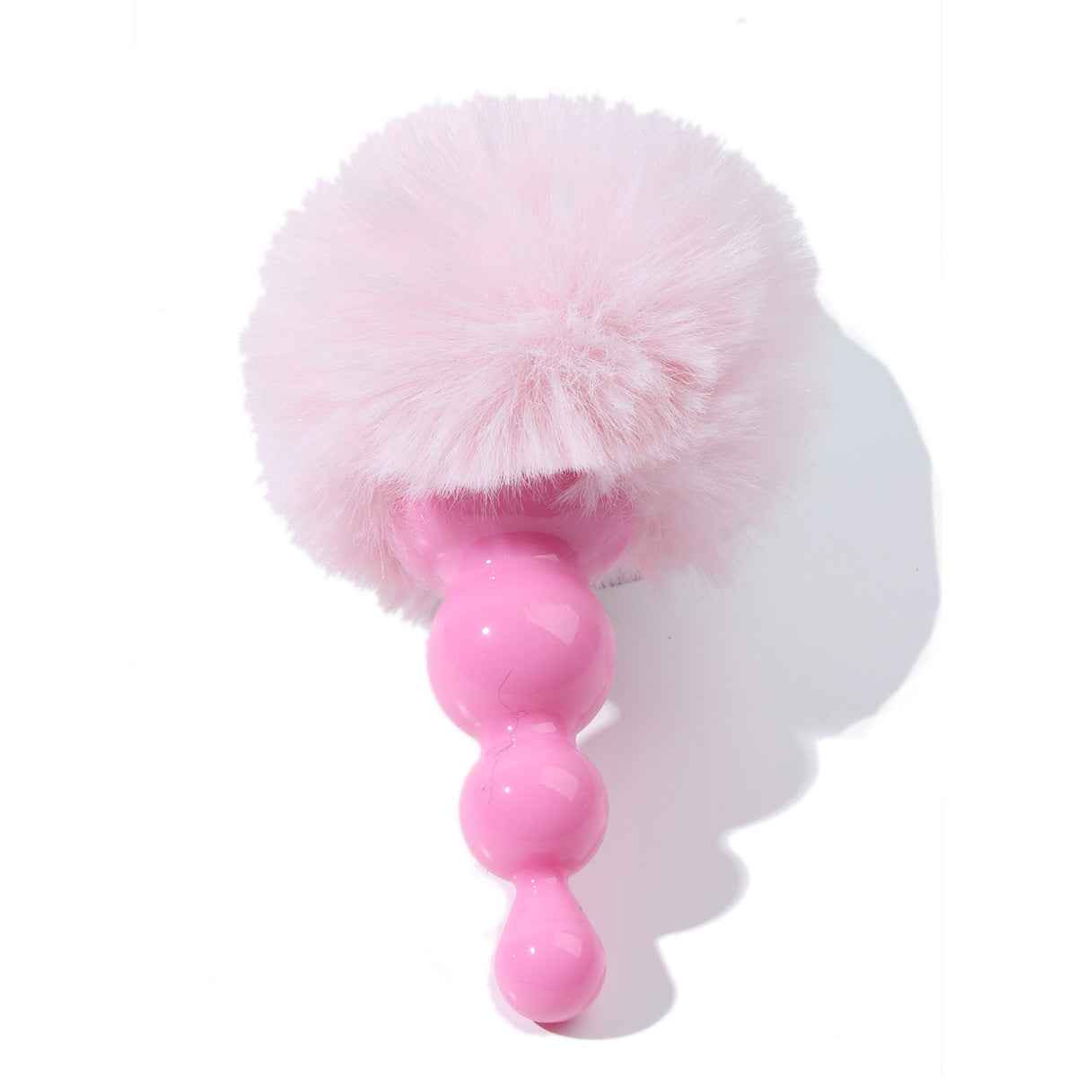 Women's Small anal fuzzy puff Silicone Toy
