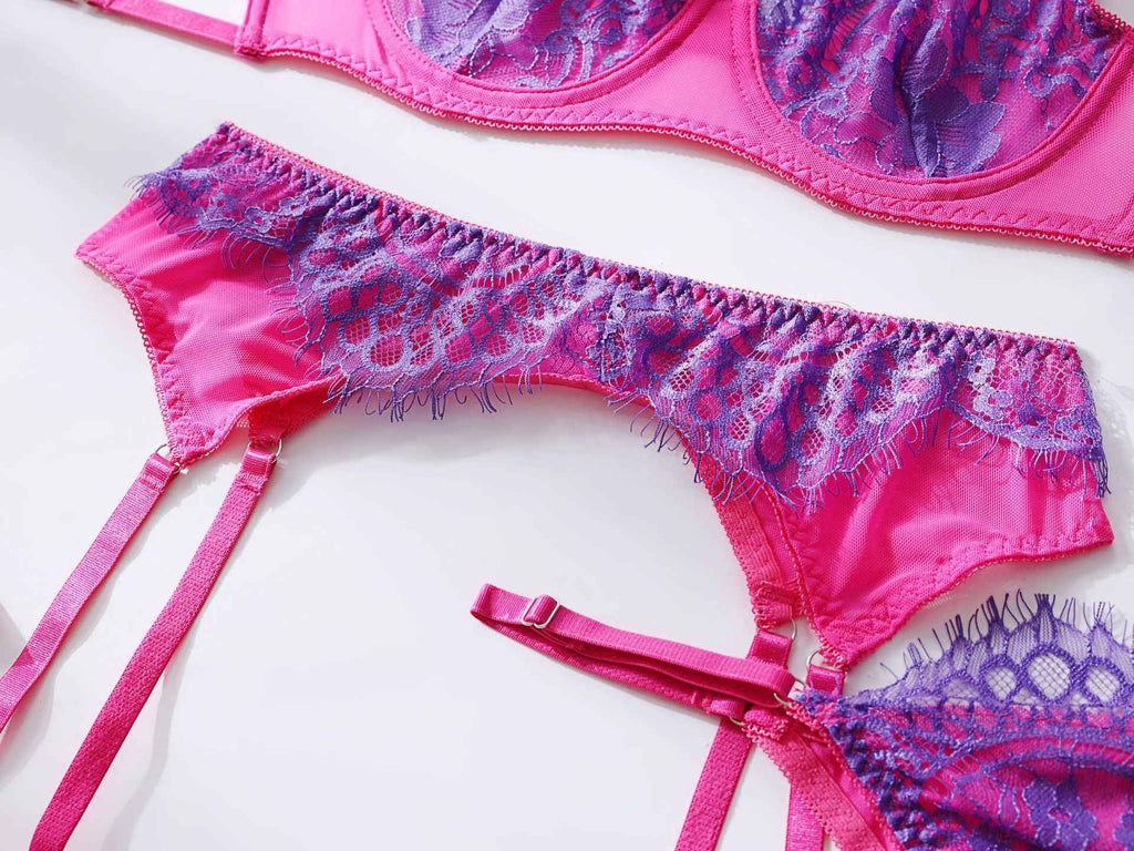 Dnika Lace Lingerie Sexy 3 Piece Set