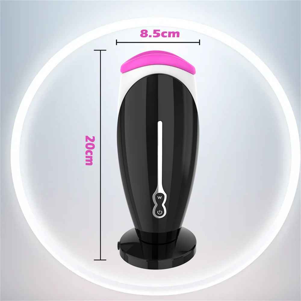 Male Masturbator- Penis- Pump- Male Sex-Rotating Vibrating Sucking Licking Toy