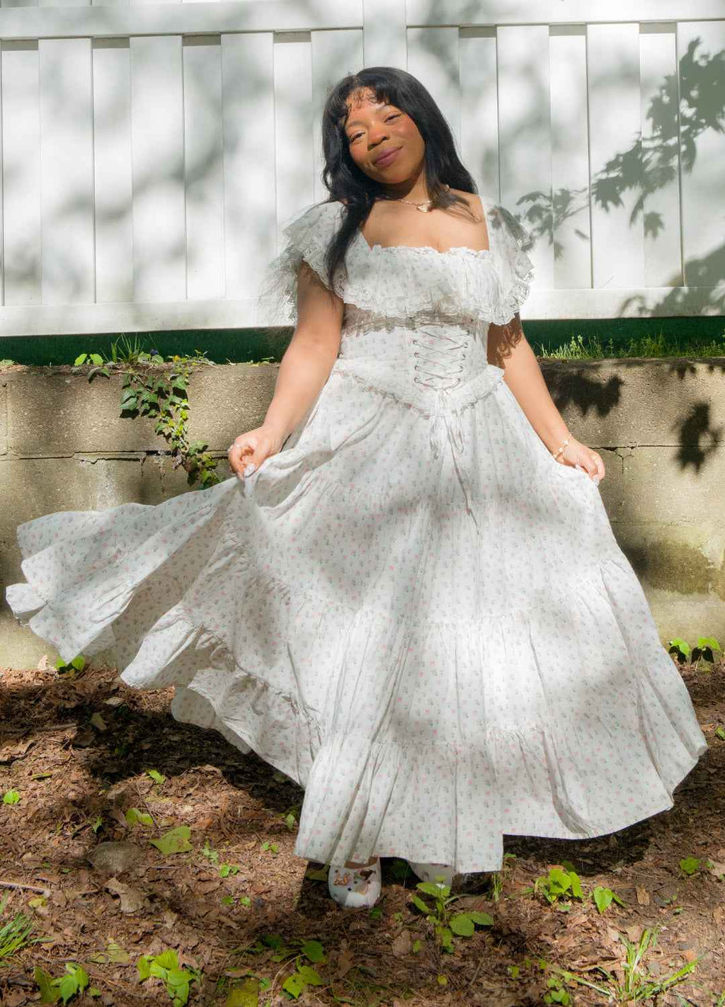 Pink Rose Garden Dress
