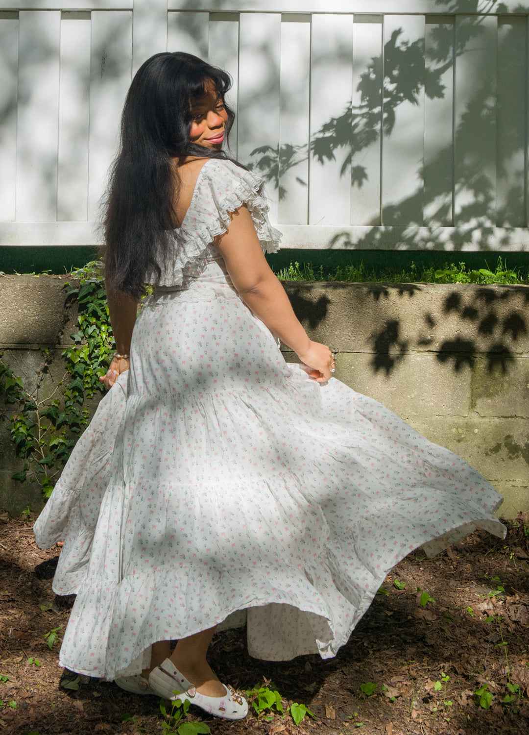 Pink Rose Garden Dress