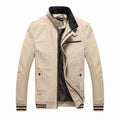 Men Casual Jacket Coat Men's  Washed Pure Cotton