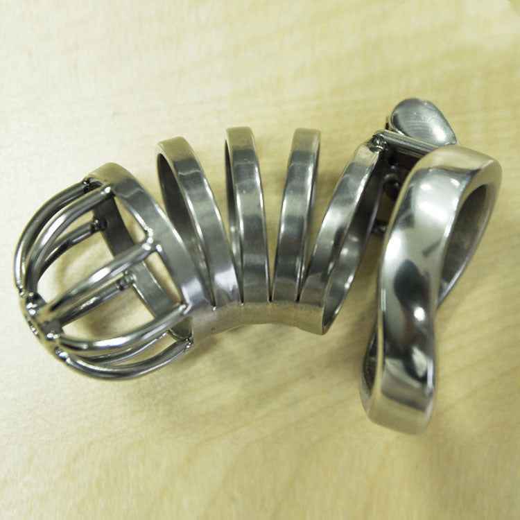 Male stainless steel chastity lock