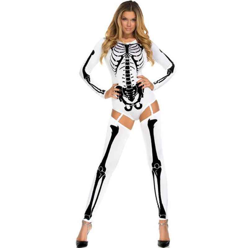 Halloween Cosplay Costume Skull Zombie