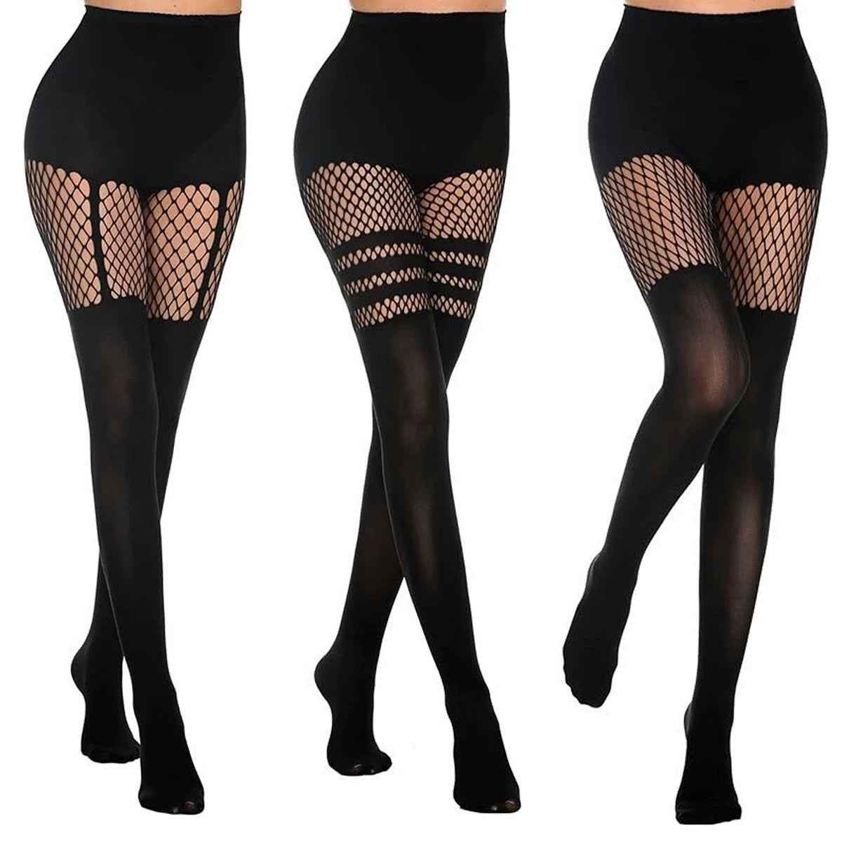 Fishnet Stockings Most Size Thin Suspender Tights
