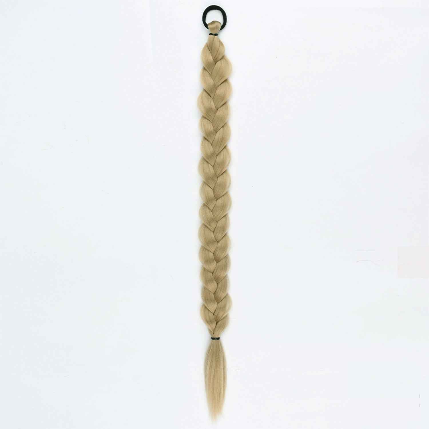 24-inch Women's Braid Hair Ring Horse Tail Strip Rubber Band Horse Tail