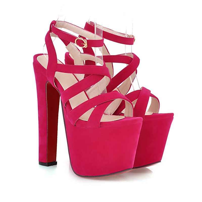 Stage catwalk high heel women's shoes