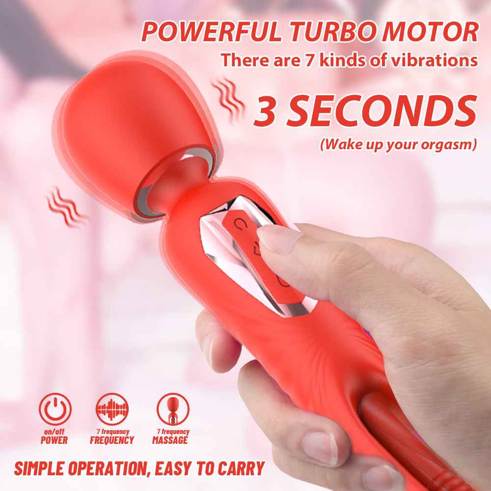 Female Vibrator With 7 Slap And 10 Vibration Modes, Female G-spot Clitoral Dildo
