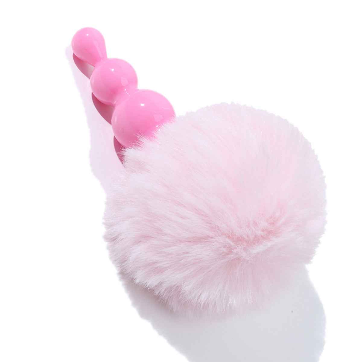 Women's Small anal fuzzy puff Silicone Toy