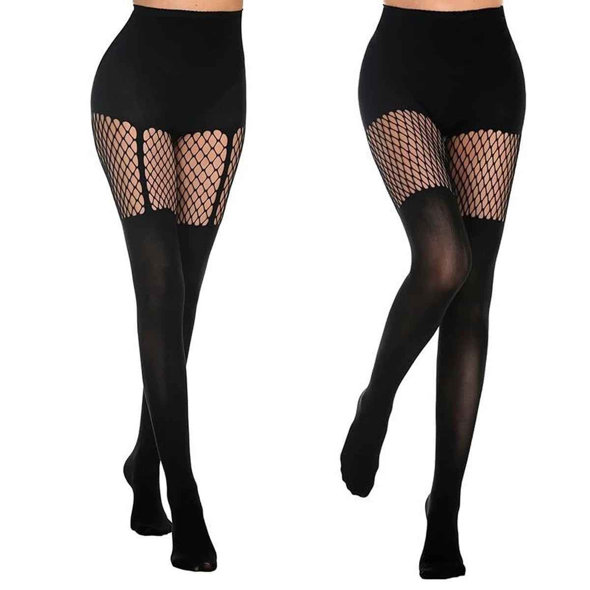 Fishnet Stockings Most Size Thin Suspender Tights
