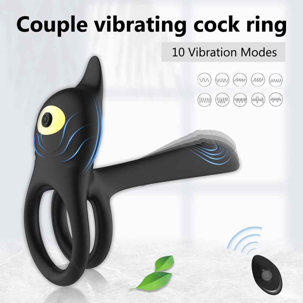 Vibrator For Couple,G Spot 2 In 1 Cock Ring With 10 Modes, Men's Penis Vibrators Clitorals Stimulator For couples