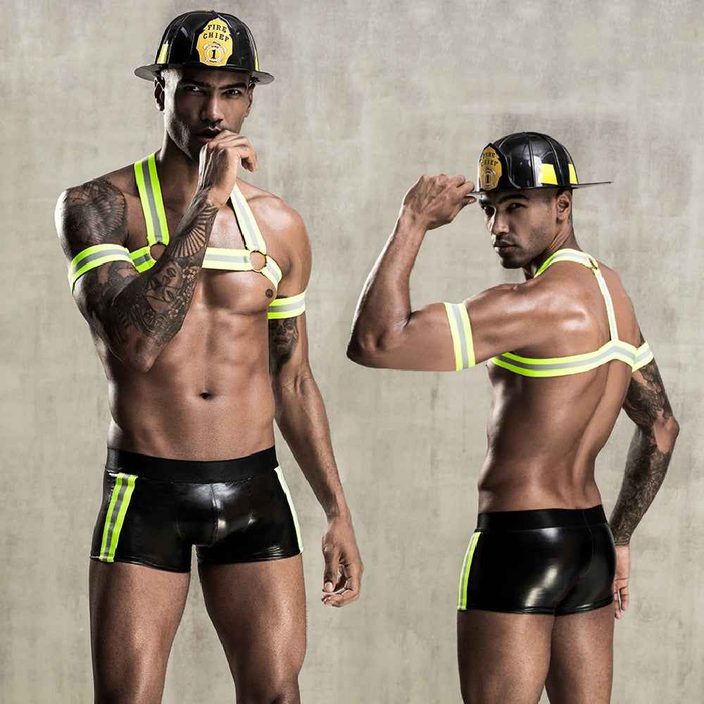 Men's Firefighter Role Cosplay Costume