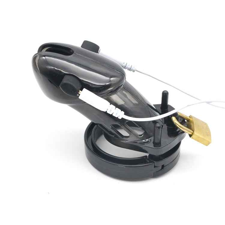 Electric shock male chastity belt