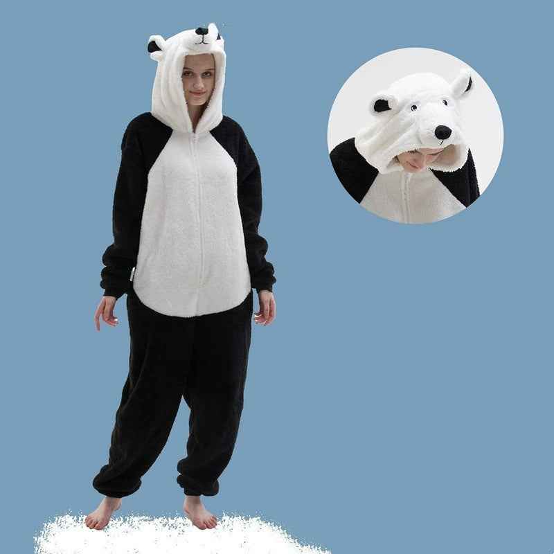 Men And Women Fashion Bear Pajamas