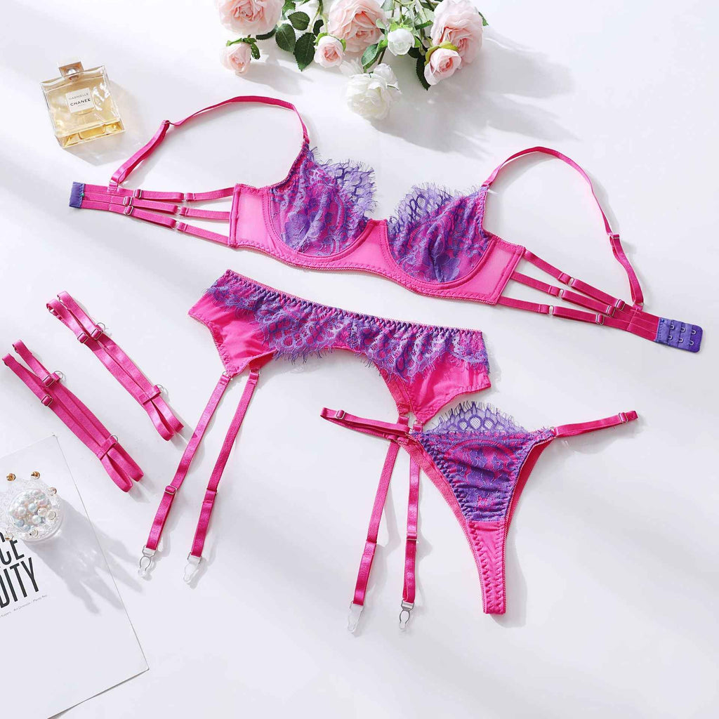 Dnika Lace Lingerie Sexy 3 Piece Set
