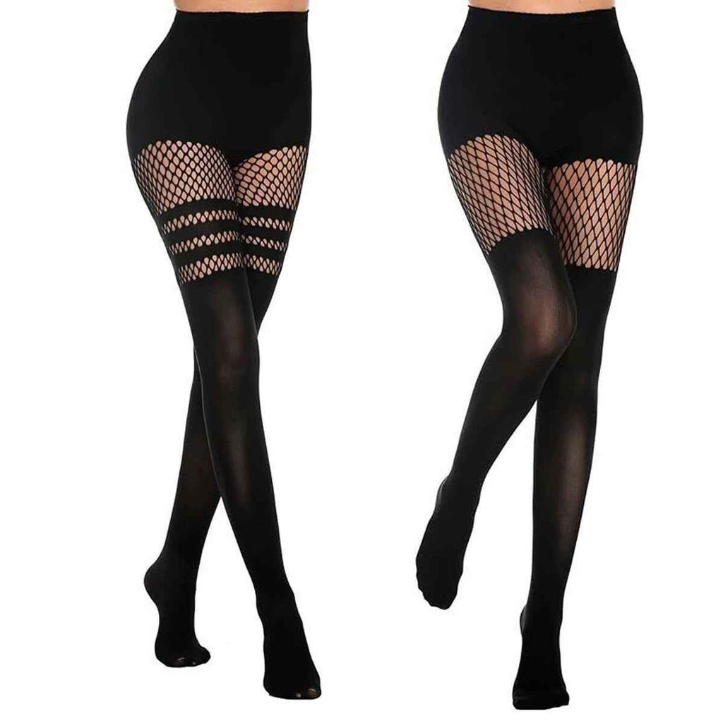 Fishnet Stockings Most Size Thin Suspender Tights