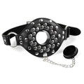 Open Mouth Gag O-Ring Silicone Ball Gag-With Removable gag Bondage Restraints BDSM