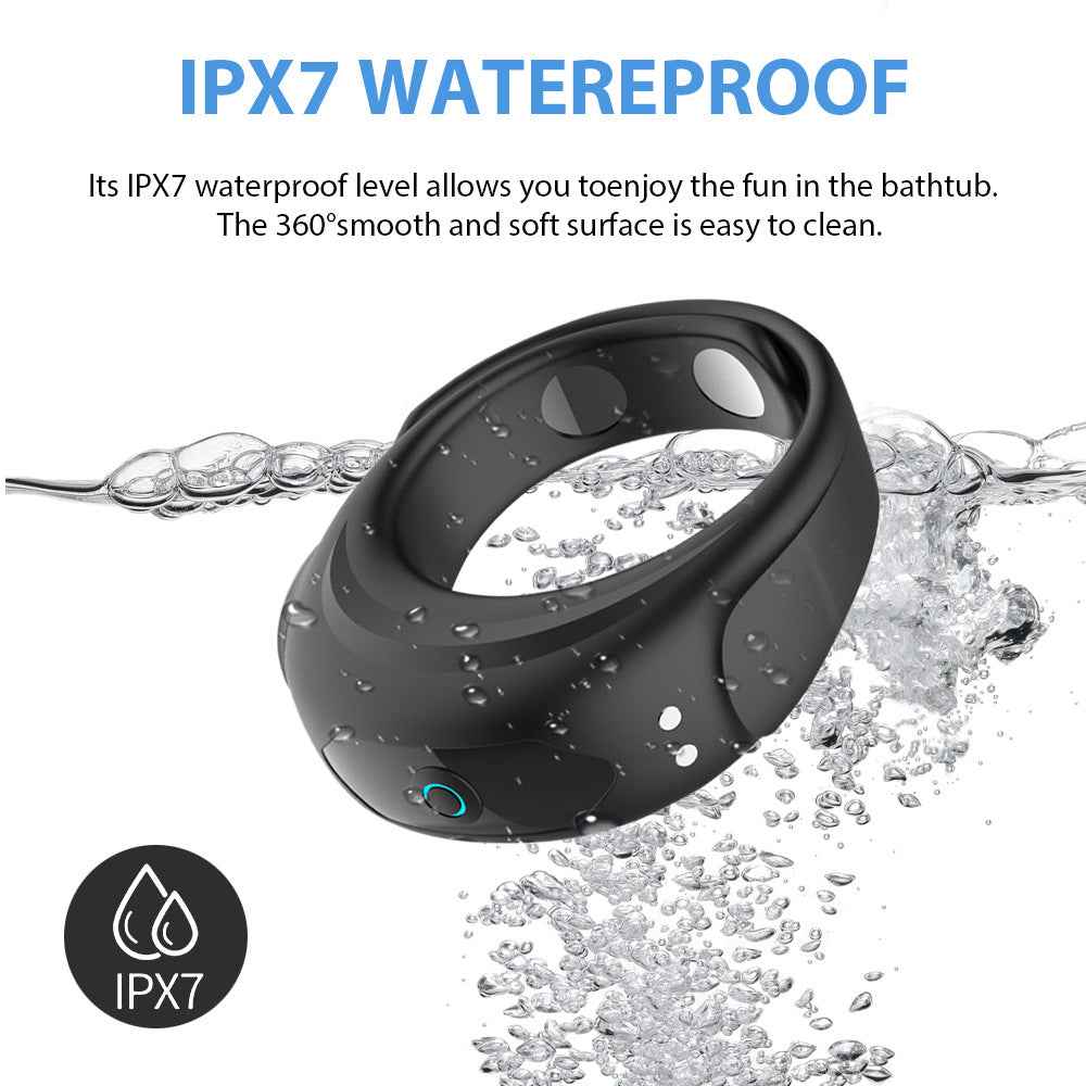 Male Lock Sperm Ring USB Charging Vibration Massage