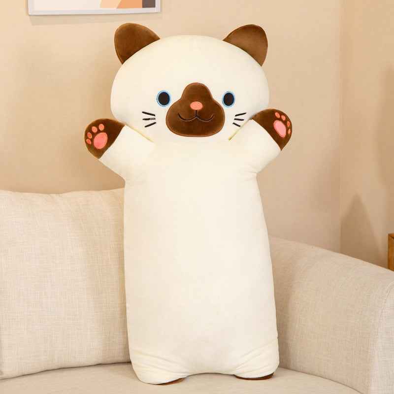 Fox Long Cuddle Pillow Feather Cotton Large Cat