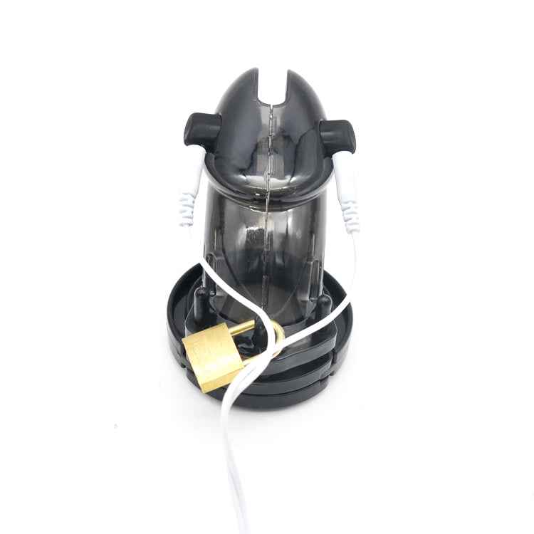 Electric shock male chastity belt