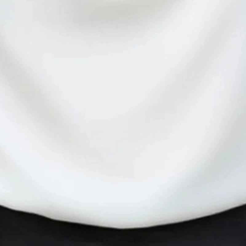 Women's Elegant Draped Neck Blouse, Solid Color Ruffle Detail Long Sleeve Shirt