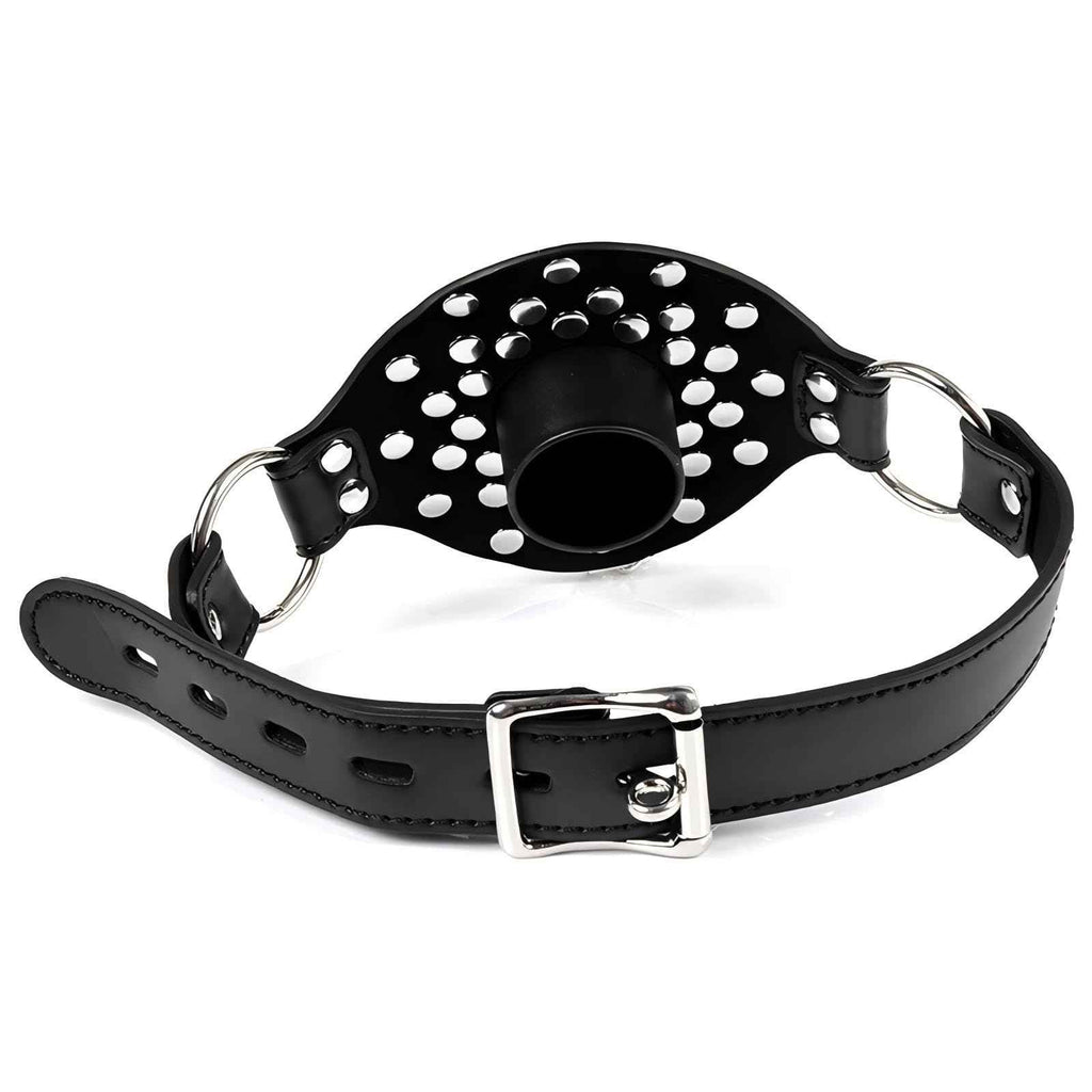 Open Mouth Gag O-Ring Silicone Ball Gag-With Removable gag Bondage Restraints BDSM