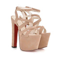 Stage catwalk high heel women's shoes