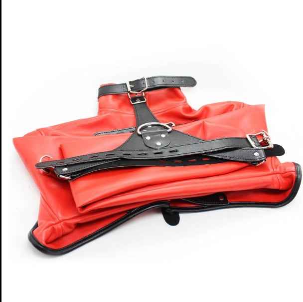 Bondage clothing Bundle Handcuffs Leather Bound Adult suit