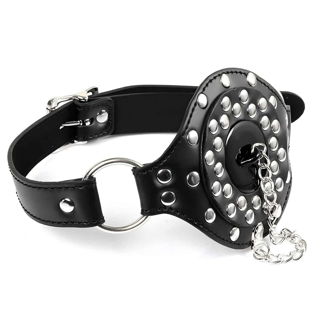 Open Mouth Gag O-Ring Silicone Ball Gag-With Removable gag Bondage Restraints BDSM
