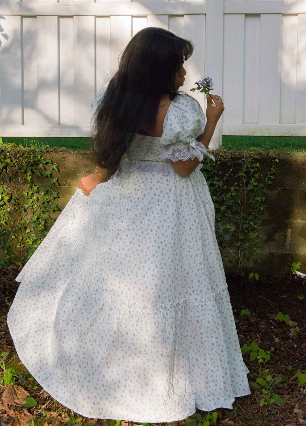 Blue Rose Princess Gown