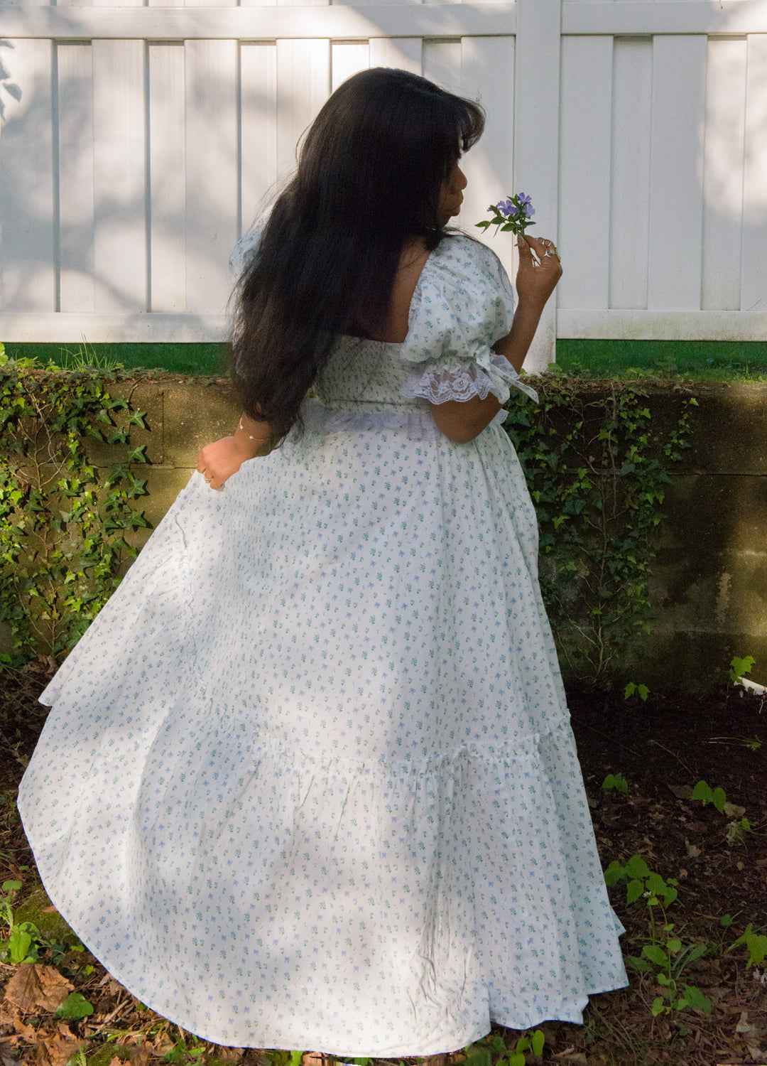 Blue Rose Princess Gown