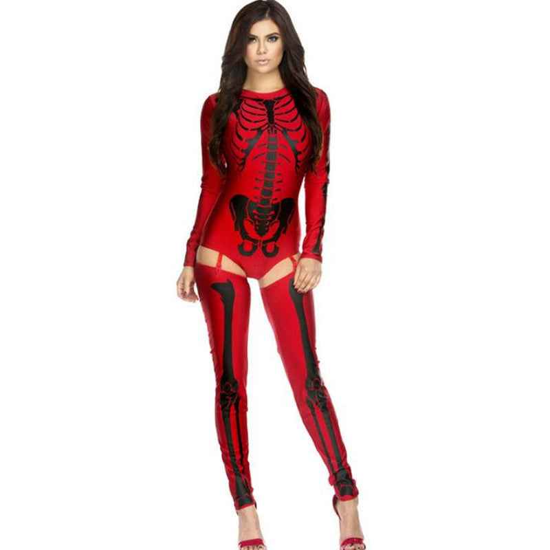 Halloween Cosplay Costume Skull Zombie