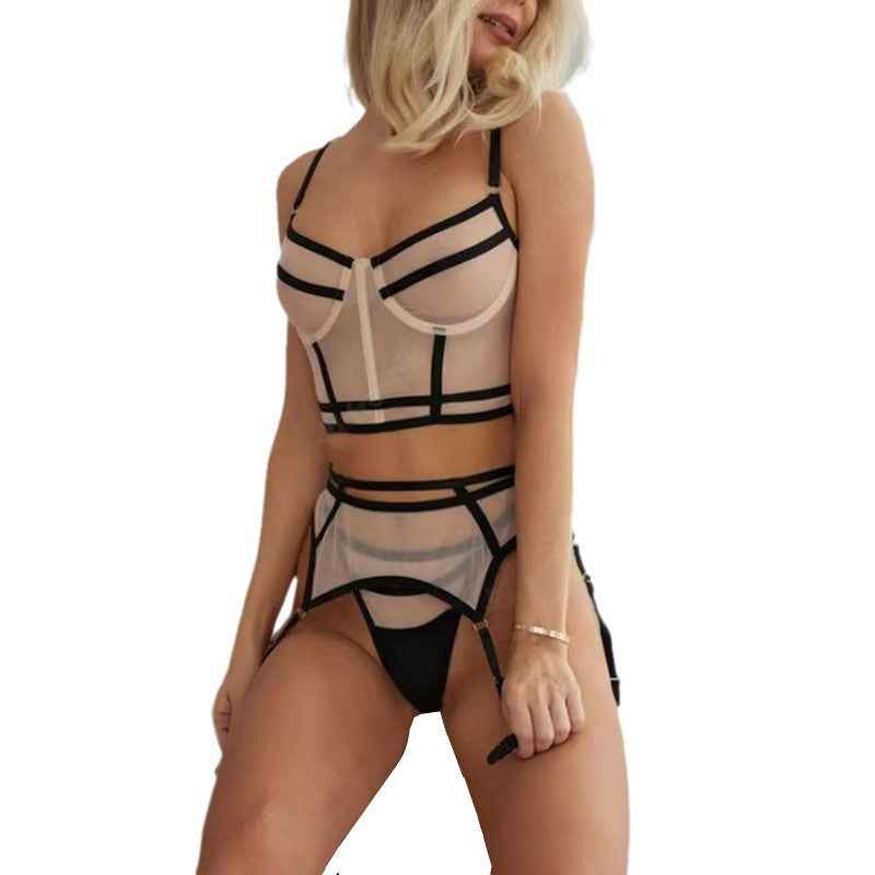 Women's Lingerie With Steel Ring Suit